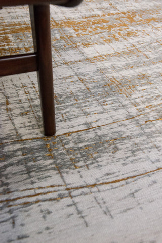 Louis de Poortere Mad Men Griff 8419 Columbus Gold Area Rug 