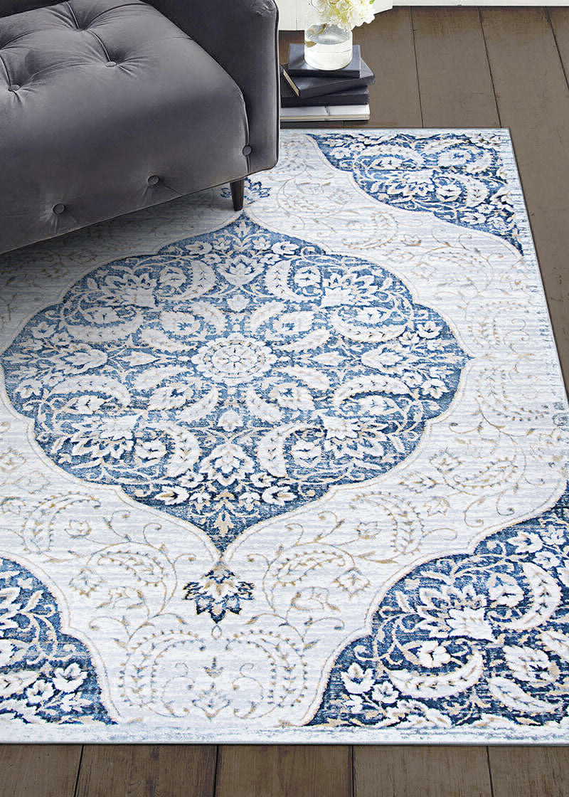 Couristan Nirvana Wellington Antique Lace Area Rug Lifestyle Image Feature