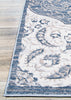 Couristan Nirvana Wellington Greystone Area Rug Corner Image