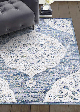 Couristan Nirvana Wellington Greystone Area Rug Lifestyle Image Feature