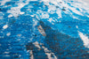 Louis de Poortere Atlantic Surf 8486 Blue Waves Area Rug by Marie Bathellier Detail