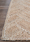 Couristan Nature's Elements Garden Path Natural/Ivory Area Rug Corner Image