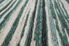 Louis de Poortere Atlantic Ocean 8592 Green Stripes Area Rug by Marie Bathellier Detail