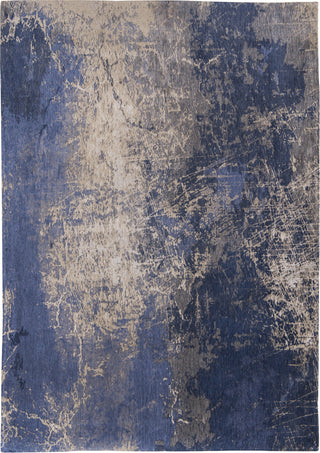 Louis de Poortere Mad Men Cracks 8629 Abyss Blue Area Rug main image