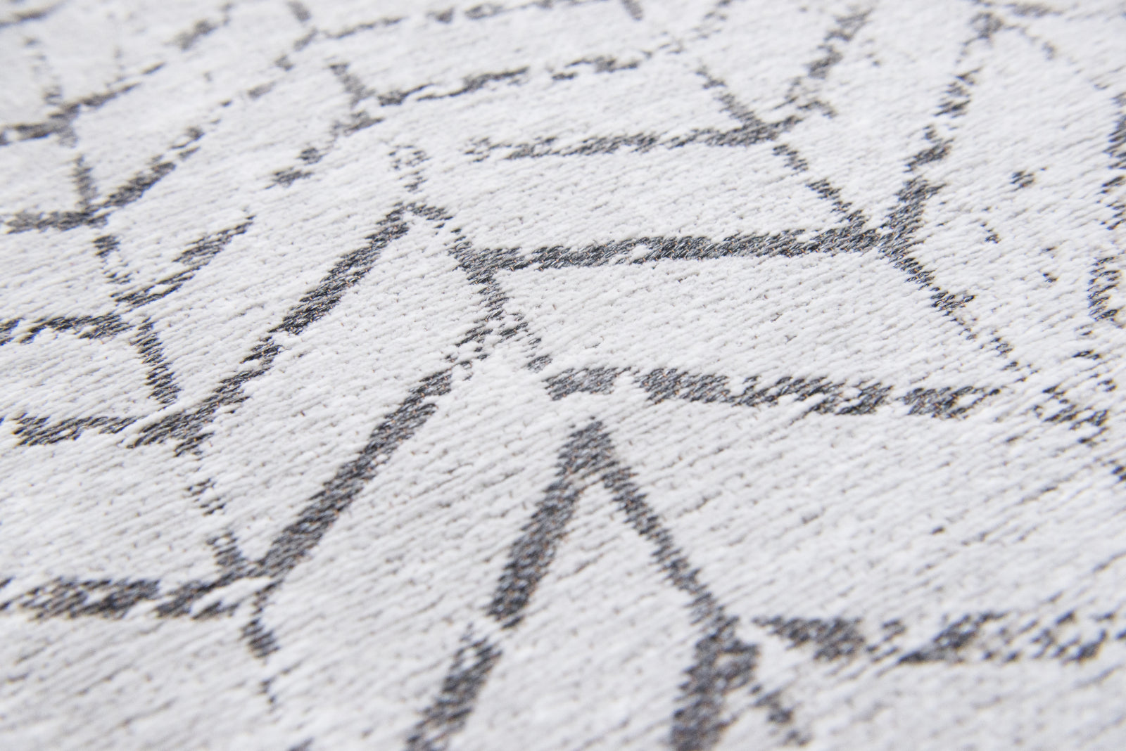 Louis de Poortere Mad Men Jacob's Ladder 8652 Black On White Area Rug ...