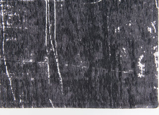 Louis de Poortere Mad Men Griff 8655 White On Black Area Rug 