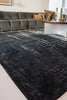 Louis de Poortere Mad Men Griff 8655 White On Black Area Rug 