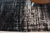 Louis de Poortere Mad Men Griff 8655 White On Black Area Rug 