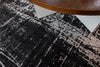 Louis de Poortere Mad Men Griff 8655 White On Black Area Rug 