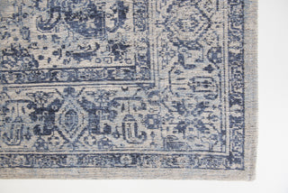 Louis de Poortere Khayma Fairfield 8670 Blue Border Area Rug 