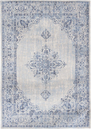 Louis de Poortere Khayma Fairfield 8670 Blue Border Area Rug main image