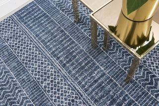 Louis de Poortere Khayma Agadir 8676 Scarab Blue Area Rug  Feature