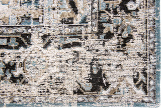 Louis de Poortere Antiquarian Heriz Antique 8708 Golden Horn Beige Area Rug 