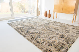 Louis de Poortere Antiquarian Hadschlu Antique 8720 Agha Old Gold Area Rug 