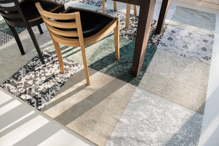 Louis de Poortere Vintage Multi 8751 Ardennes Green Area Rug 