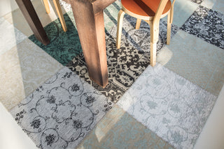 Louis de Poortere Vintage Multi 8751 Ardennes Green Area Rug  Feature