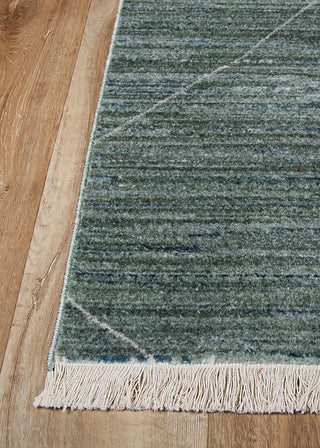 Couristan Bruges Diamante Moss Area Rug Corner Image