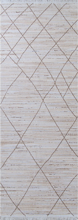 Couristan Bruges Diamante Linen Area Rug Runner Image