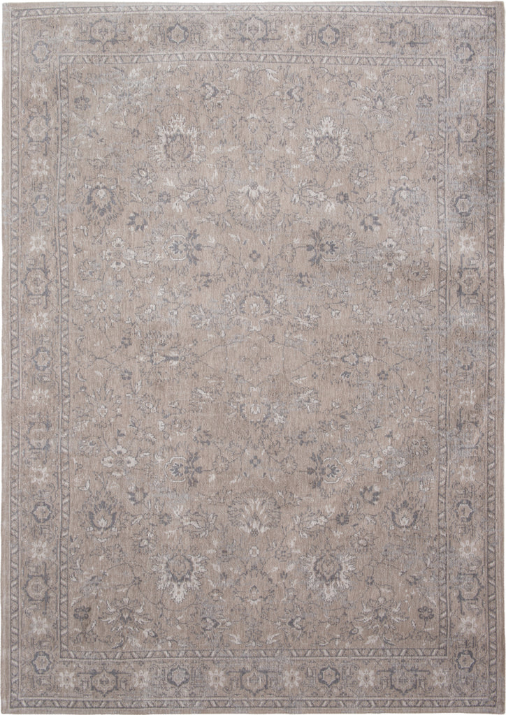 Louis de Poortere Bobohemian Bobo Flowers 8908 Glastonbury Grey Area Rug main image