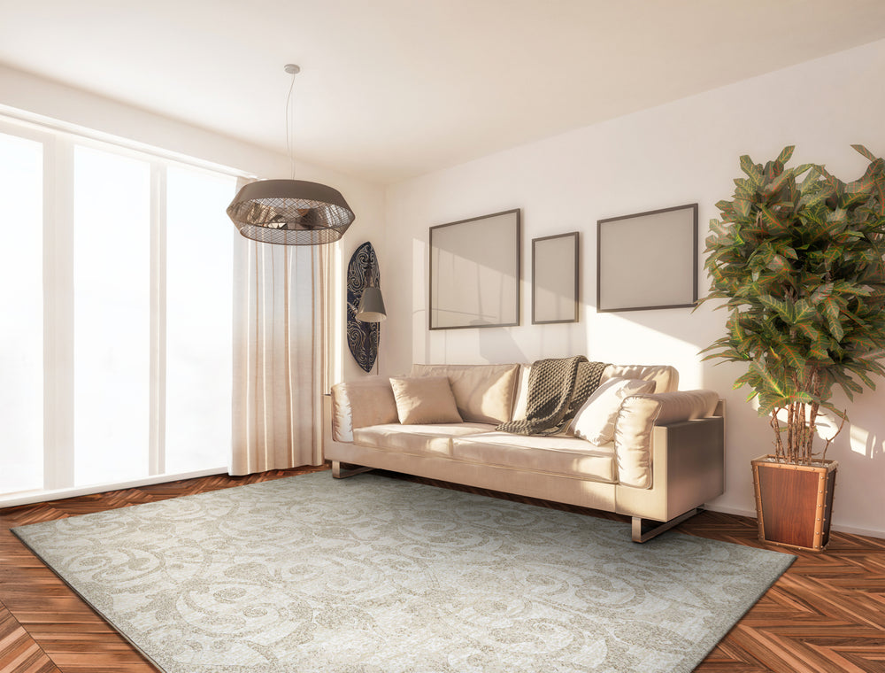 Couristan Marina Cannes Champagne Area Rug Lifestyle Image Feature