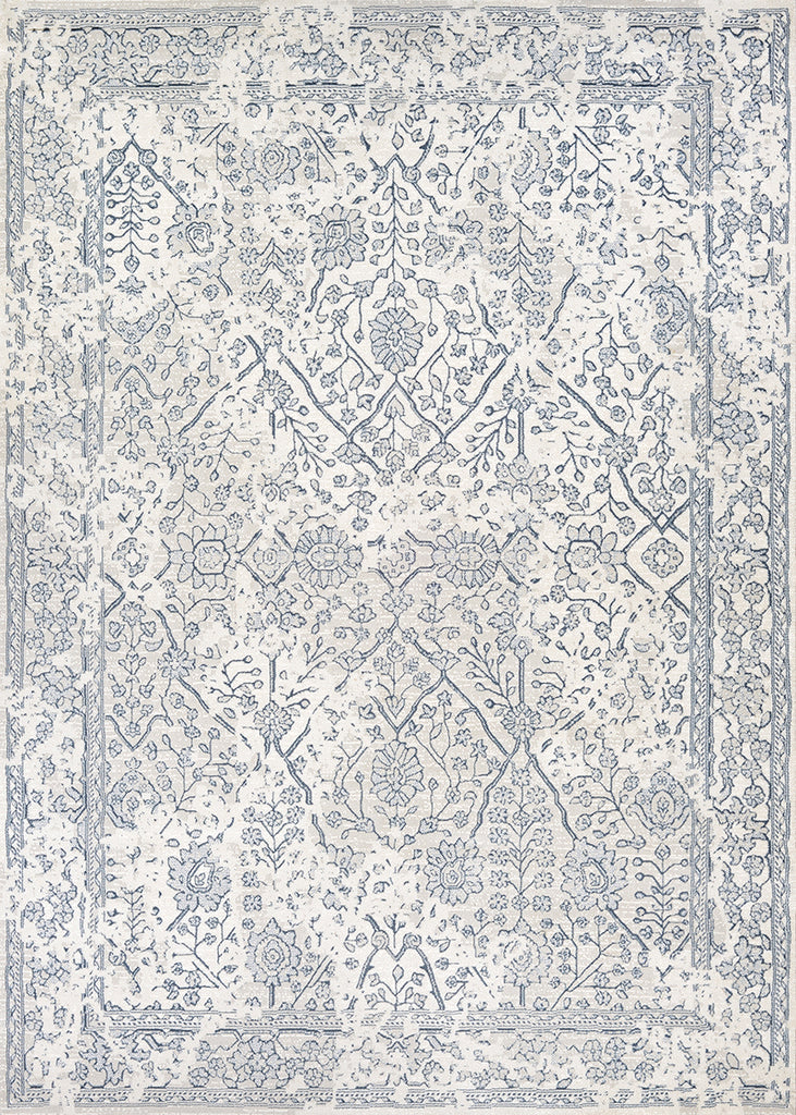 Couristan Marina Lillian Oyster/Slate Blue Area Rug main image