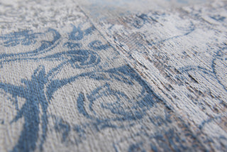 Louis de Poortere Vintage Multi 8981 Bruges Blue Area Rug 