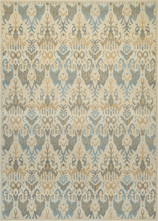 Couristan Everest Zion Desert Sand/Teal Area Rug