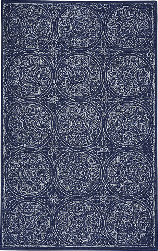 Capel Allure 9176 Indigo Area Rug Rectangle/Vertical Stripe Rectangle