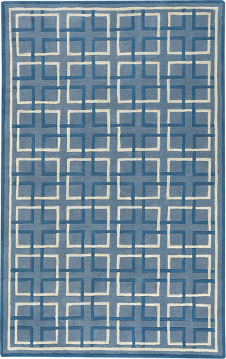 Capel Anthony Baratta Framework 9181 Blue Area Rug Rectangle