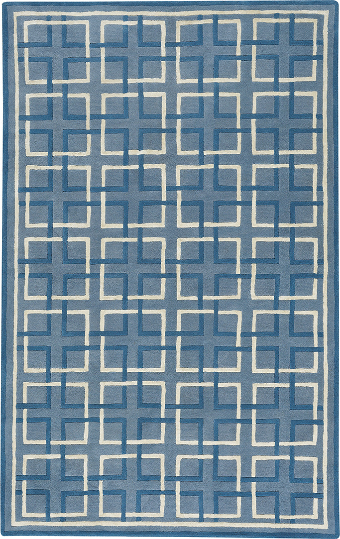 Capel Anthony Baratta Framework 9181 Blue Area Rug