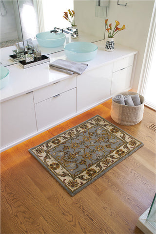 Capel Guilded 9205 Smoke 300 Area Rug Rectangle Roomshot Image 1 Feature