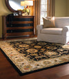 Capel Guilded 9205 Onyx 360 Area Rug Rectangle Roomshot Image 1 Feature