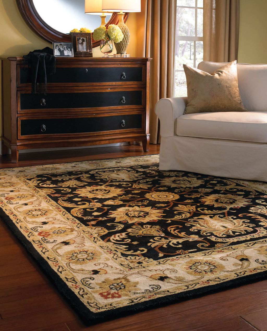 Capel Guilded 9205 Onyx 360 Area Rug Alternate View Feature