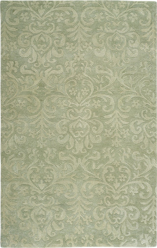 Capel Williamsburg Lace 9225 Celadon Area Rug Rectangle/Vertical Stripe Rectangle