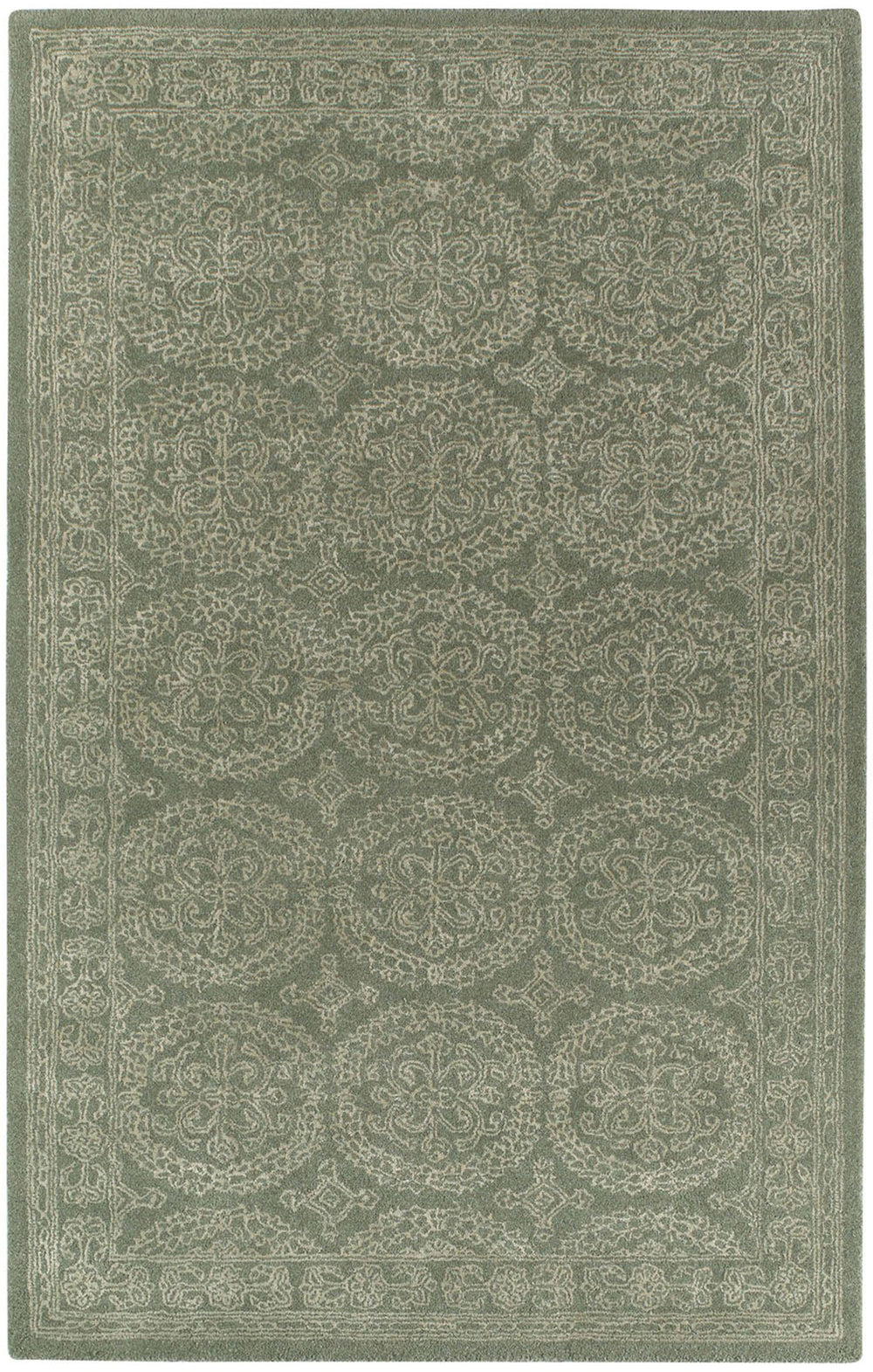 Capel Interlace 9243 Green 225 Area Rug