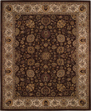 Capel Forest Park Medallions 9296 Dark Coffee 750 Area Rug Rectangle