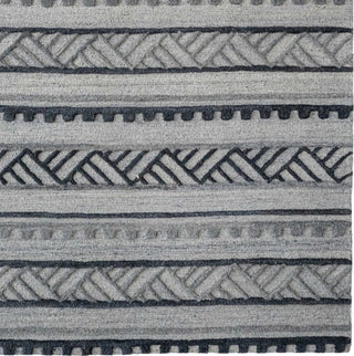 Capel Criss-Cross 9300 Graphite Area Rug by Genevieve Gorder Rugs Rectangle Corner Image