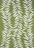 Couristan Covington Bamboo Leaves Lime Area Rug main image