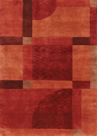 Couristan Pokhara Aurora Red Miso Area Rug