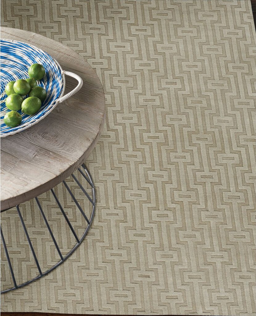 Capel Veranda-Circuit 9407 Sand Area Rug Rectangle Roomshot Image 1 Feature