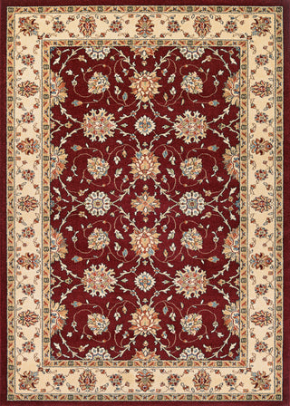 Couristan Traditions Halle Ruby/Ivory Area Rug