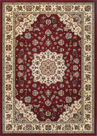 Couristan Traditions Namur Ruby/Ivory Area Rug