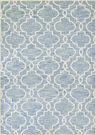 Couristan Madera Doretta Lt Blue/White Area Rug