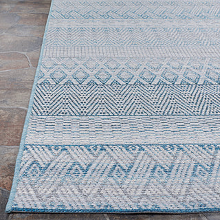 Couristan Cape Gables Surf Area Rug Corner Image