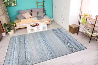 Couristan Cape Gables Surf Area Rug Lifestyle Image Feature