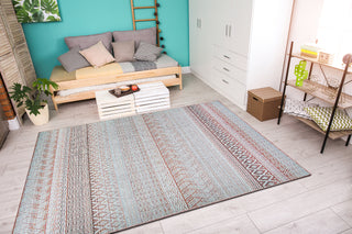 Couristan Cape Gables Hibiscus Area Rug Lifestyle Image Feature