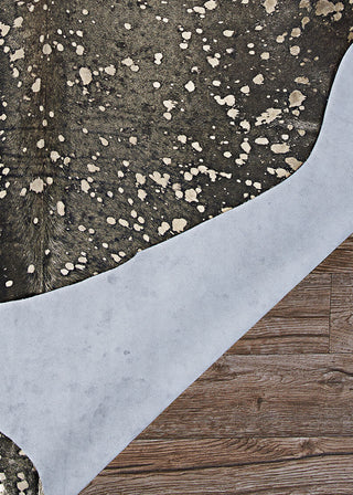 Couristan Chalet Moo-nstruck Black Area Rug Main