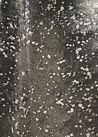 Couristan Chalet Moo-nstruck Black Area Rug Pile Image