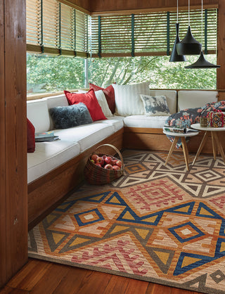 Capel Shakta-Dakota 2567 Multitone Area Rug Rectangle/Vertical Stripe Rectangle