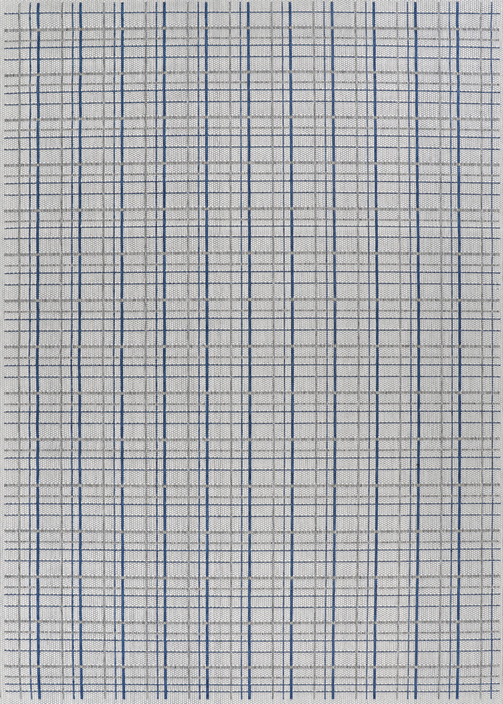 Couristan Everhome Mashpee Ivory/Cape Blue Area Rug main image